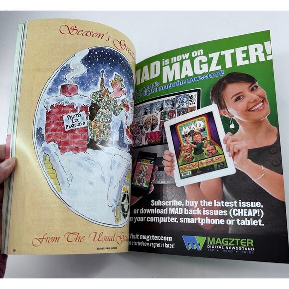 MAD Magazine The Stocking Stuffer Issue HO-HO-HUM 96 Pages of Holiday Special Ed - Picture 4 of 5